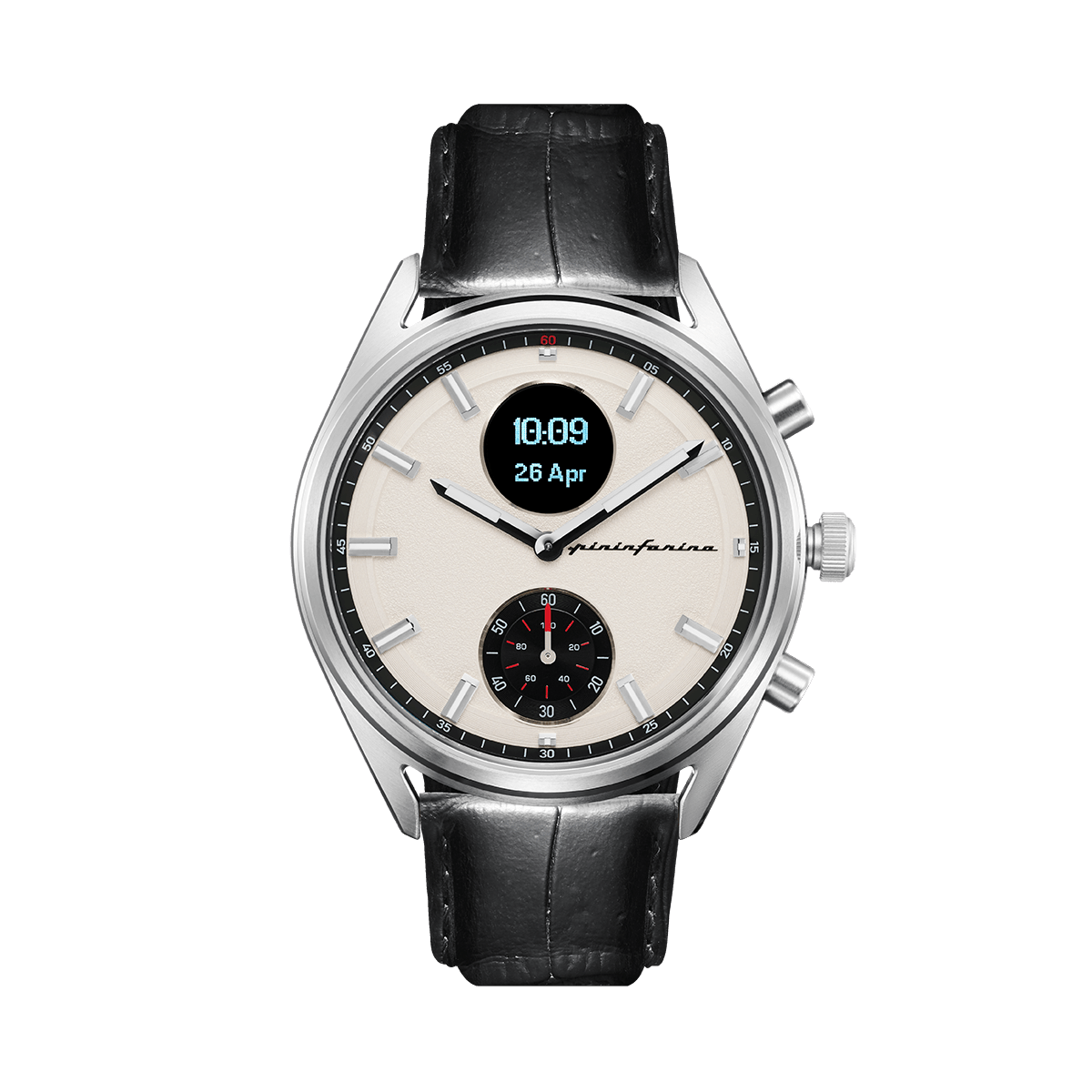 SD - Genuine Italian Leather 22mm Dress Watch Strap – Black