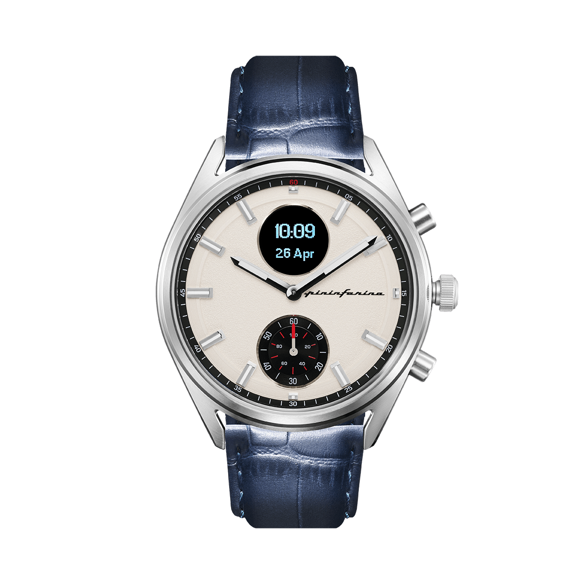 SD - Genuine Italian Leather 22mm Dress Watch Strap – Dark Blue