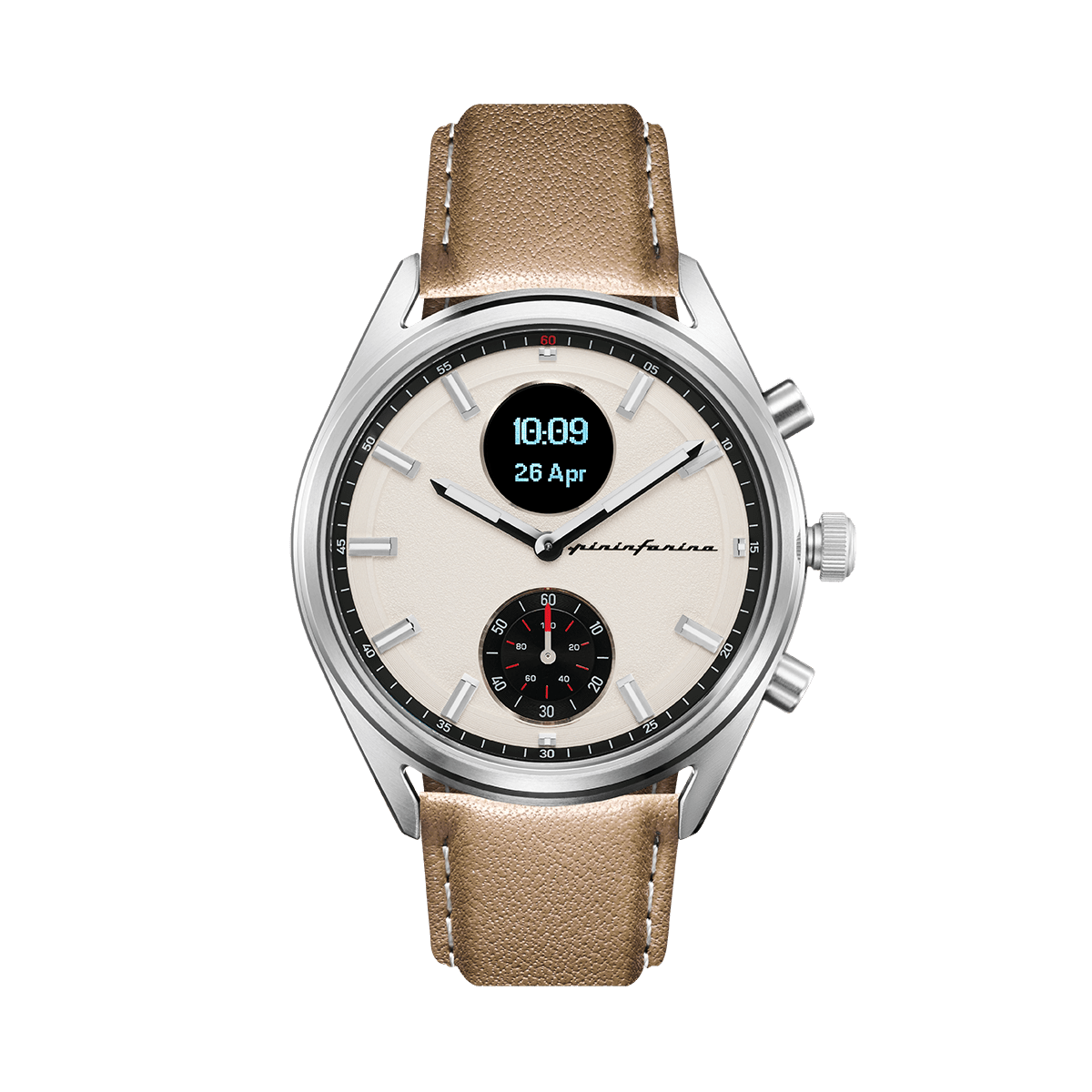 SD - Genuine Italian Leather 22mm Watch Strap – Beige