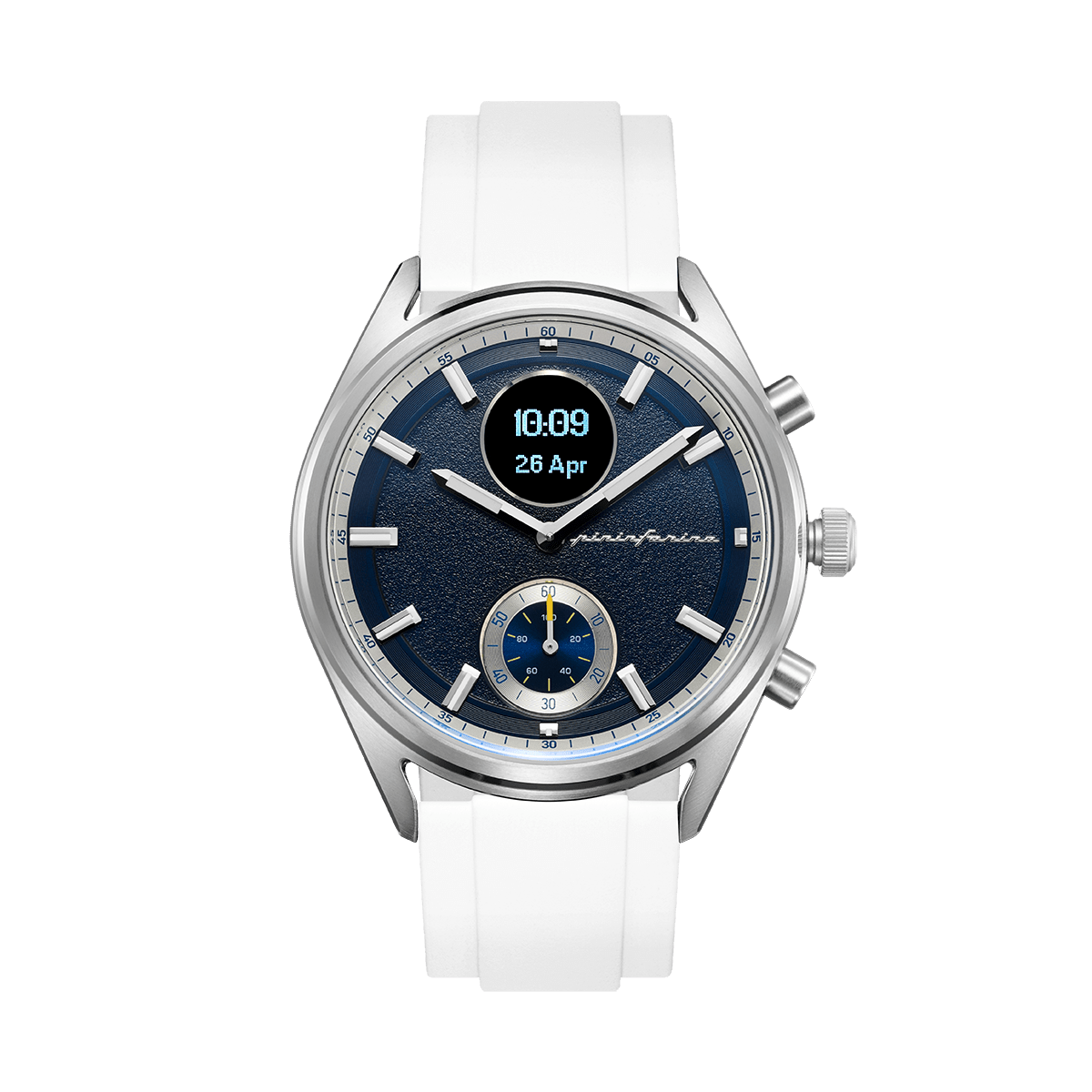 AH - FKM Rubber 22mm Watch Strap - White