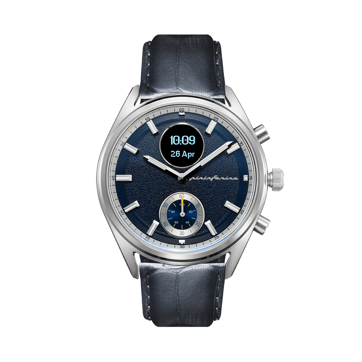 Sintesi Sport - Steel Sapphire - Pininfarina Hybrid Watch UK