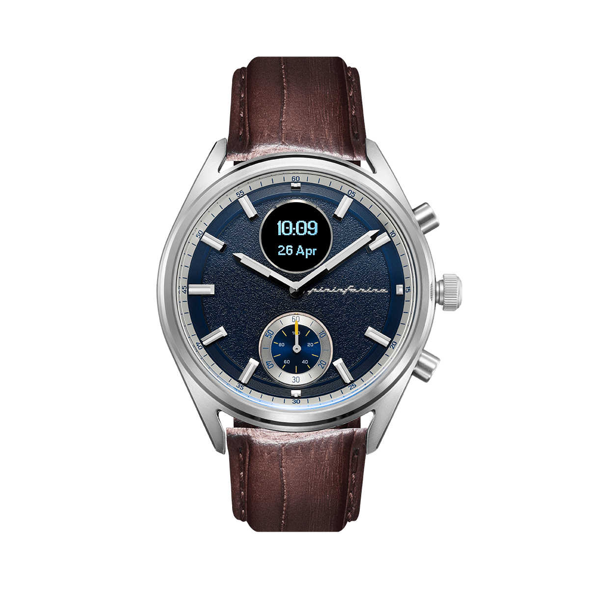 Sintesi Sport - Steel Sapphire - Pininfarina Hybrid Watch UK