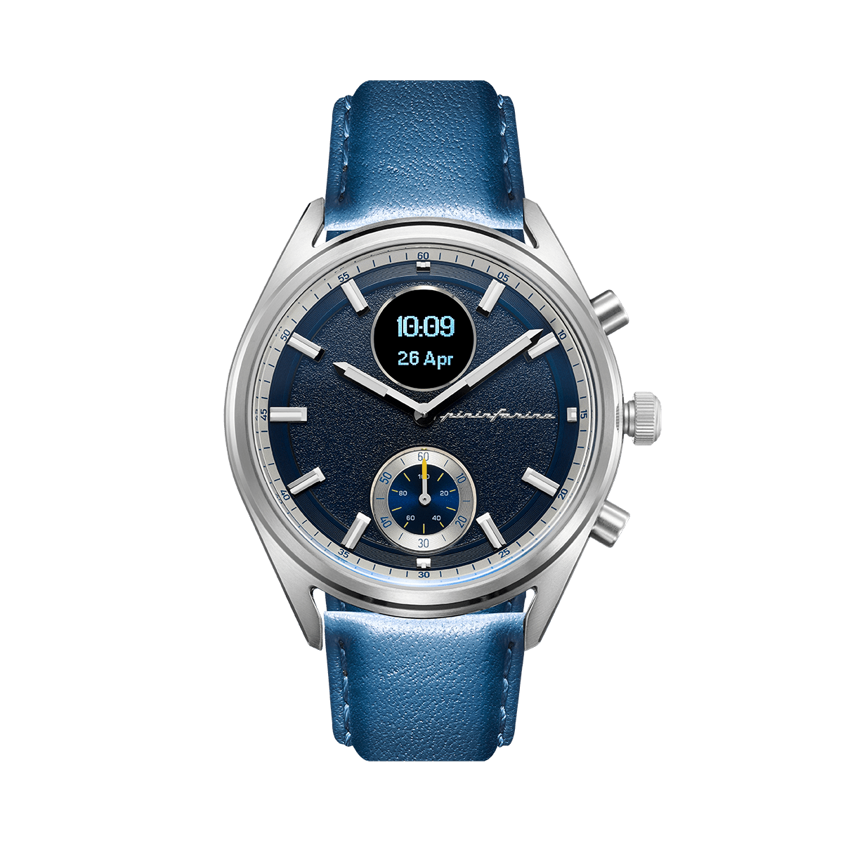 AH - Genuine Italian Leather 22mm Watch Strap – Blue