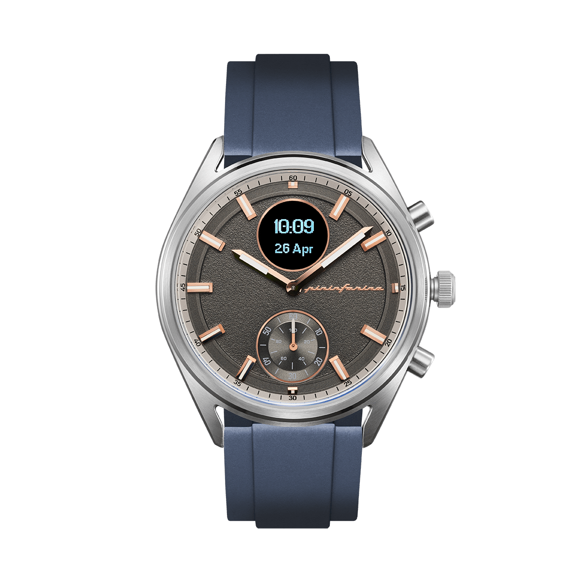 MR - FKM Rubber 22mm Watch Strap - Dark Blue