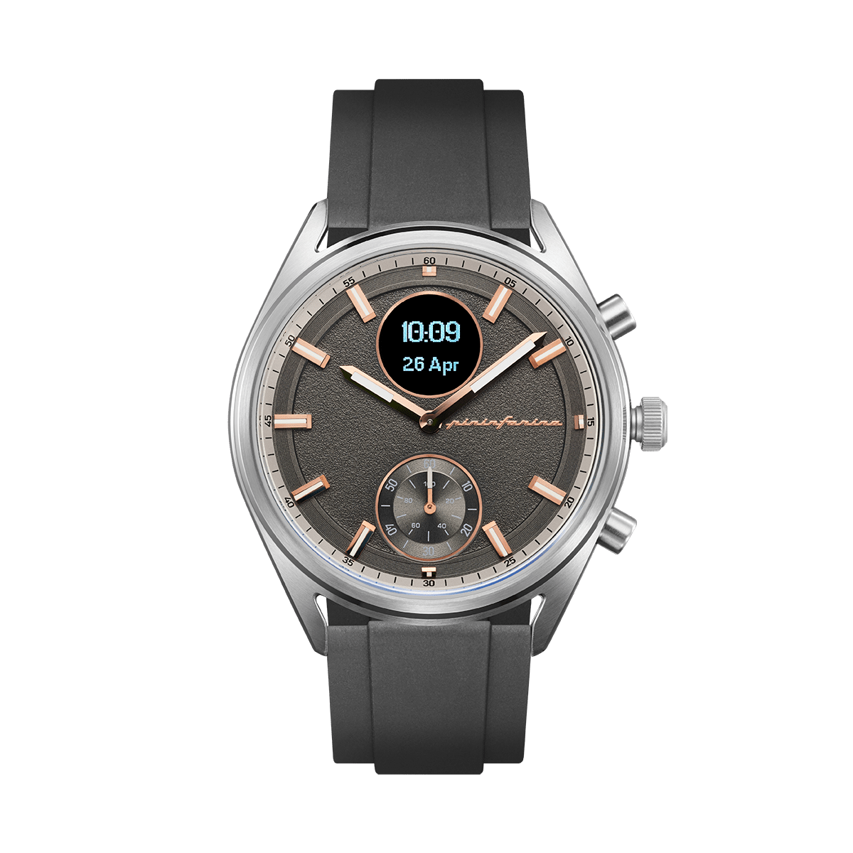 MR - FKM Rubber 22mm Watch Strap - Black