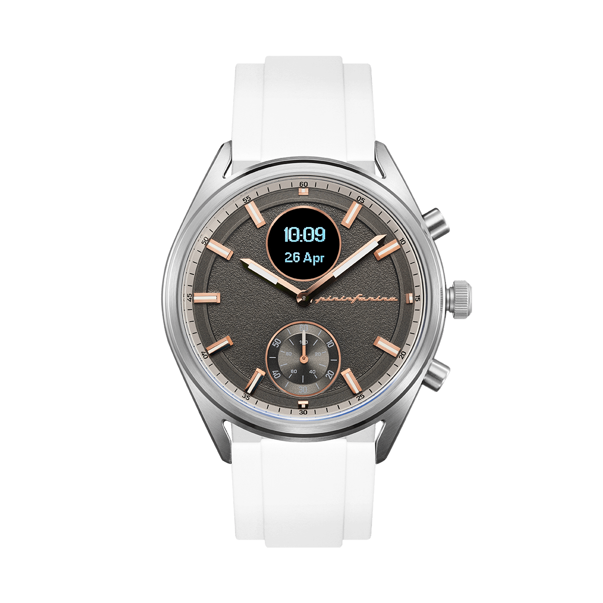 MR - FKM Rubber 22mm Watch Strap - White