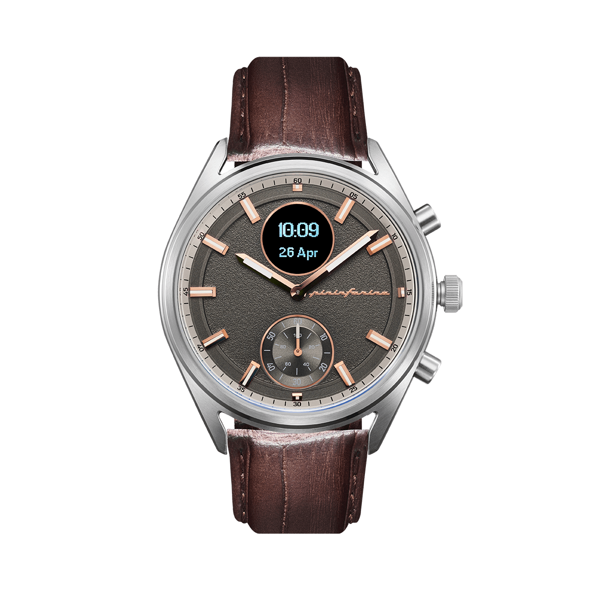 Sintesi Sport - Luna Steel - Pininfarina Hybrid Watch UK
