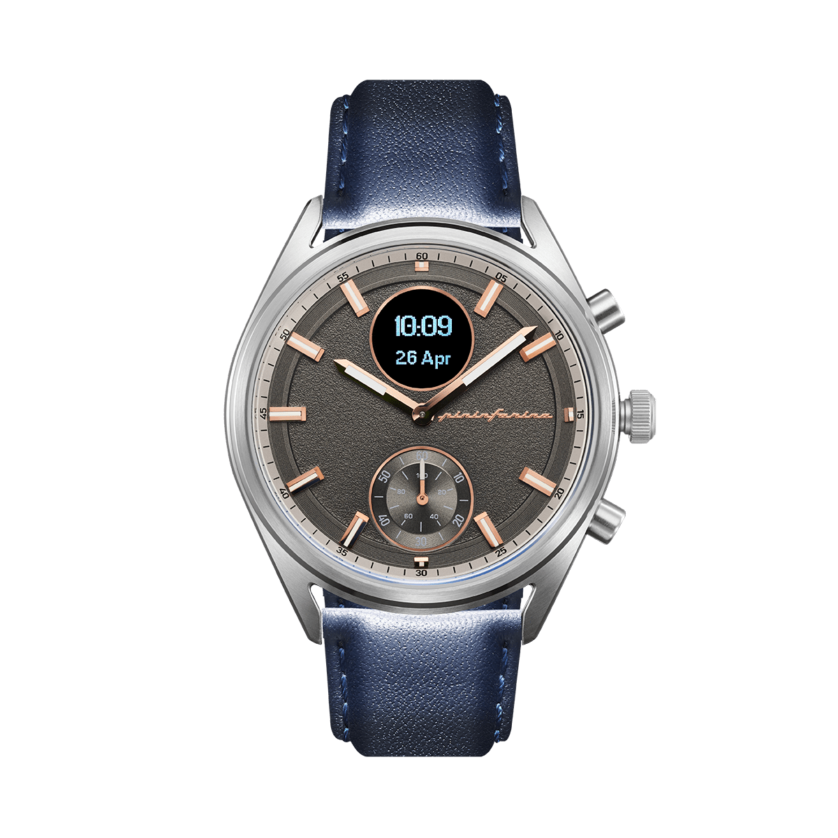 Sintesi Sport - Luna Steel - Pininfarina Hybrid Watch UK
