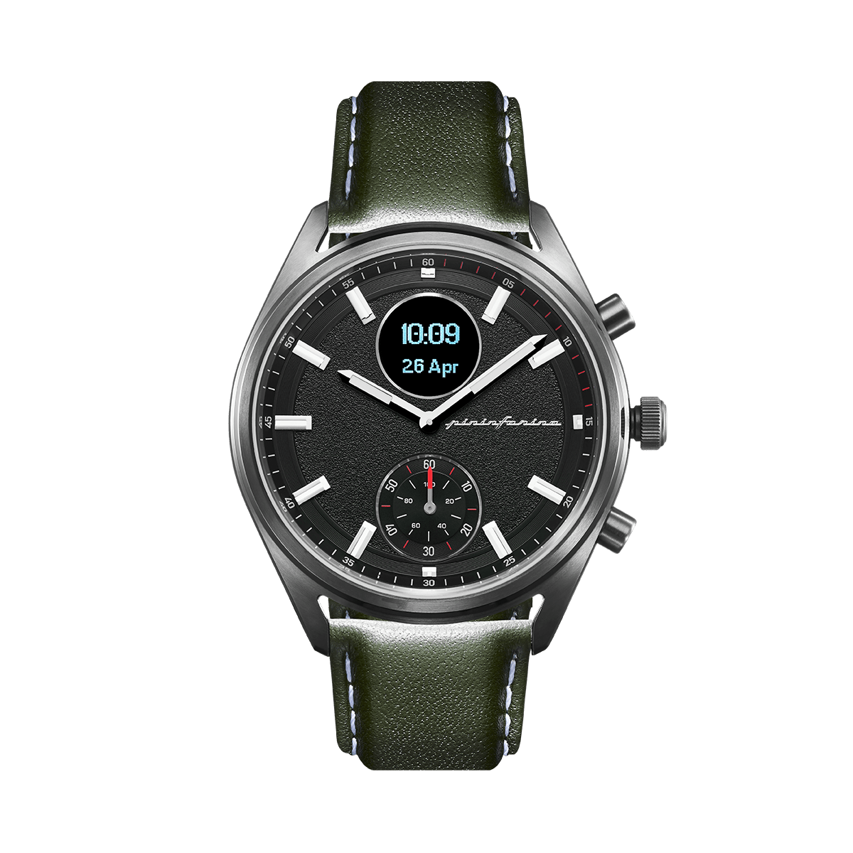 MS - Genuine Italian Leather 22mm Watch Strap – Green