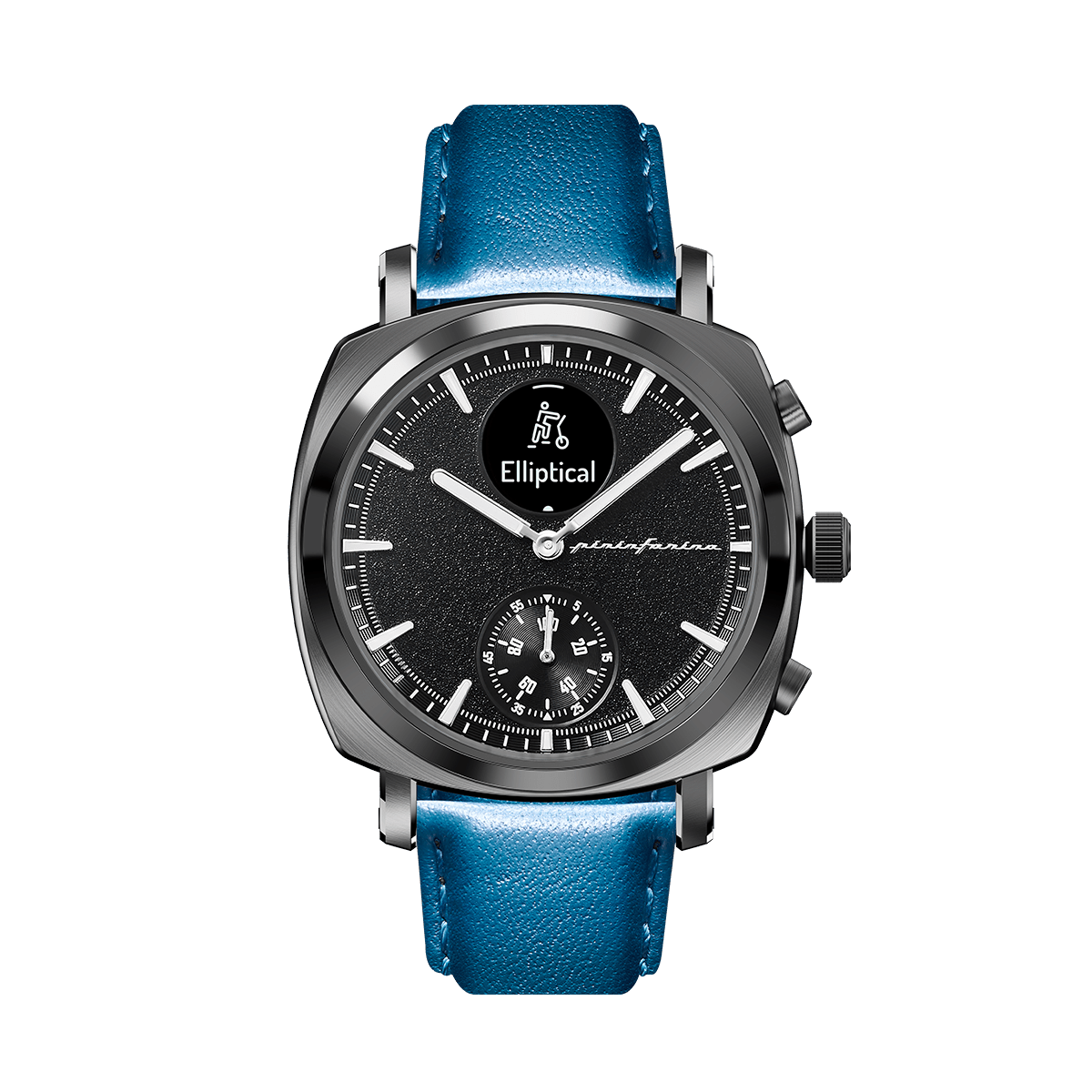 SG - Genuine Italian Leather 22mm Watch Strap – Blue