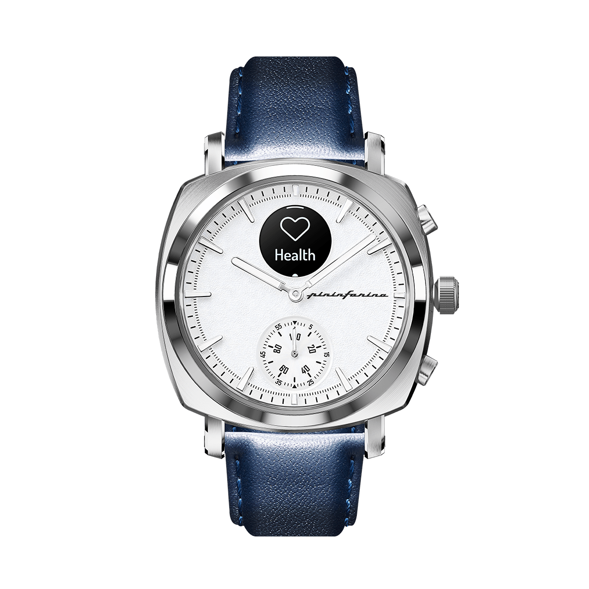 MOS - Genuine Italian Leather 22mm Watch Strap – Dark Blue