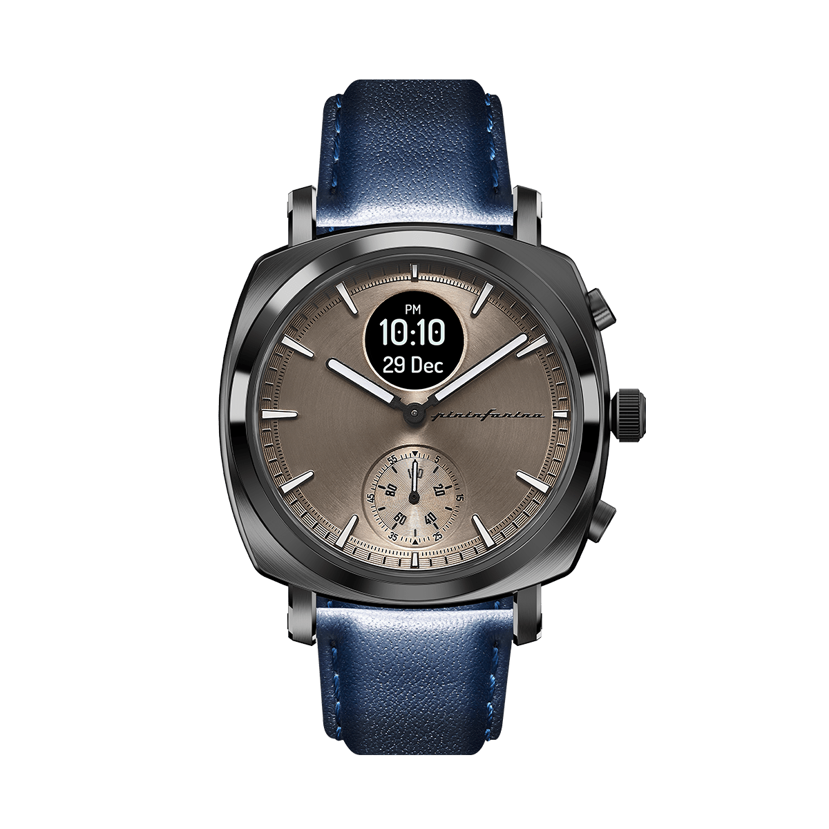 MG - Genuine Italian Leather 22mm Watch Strap – Dark Blue