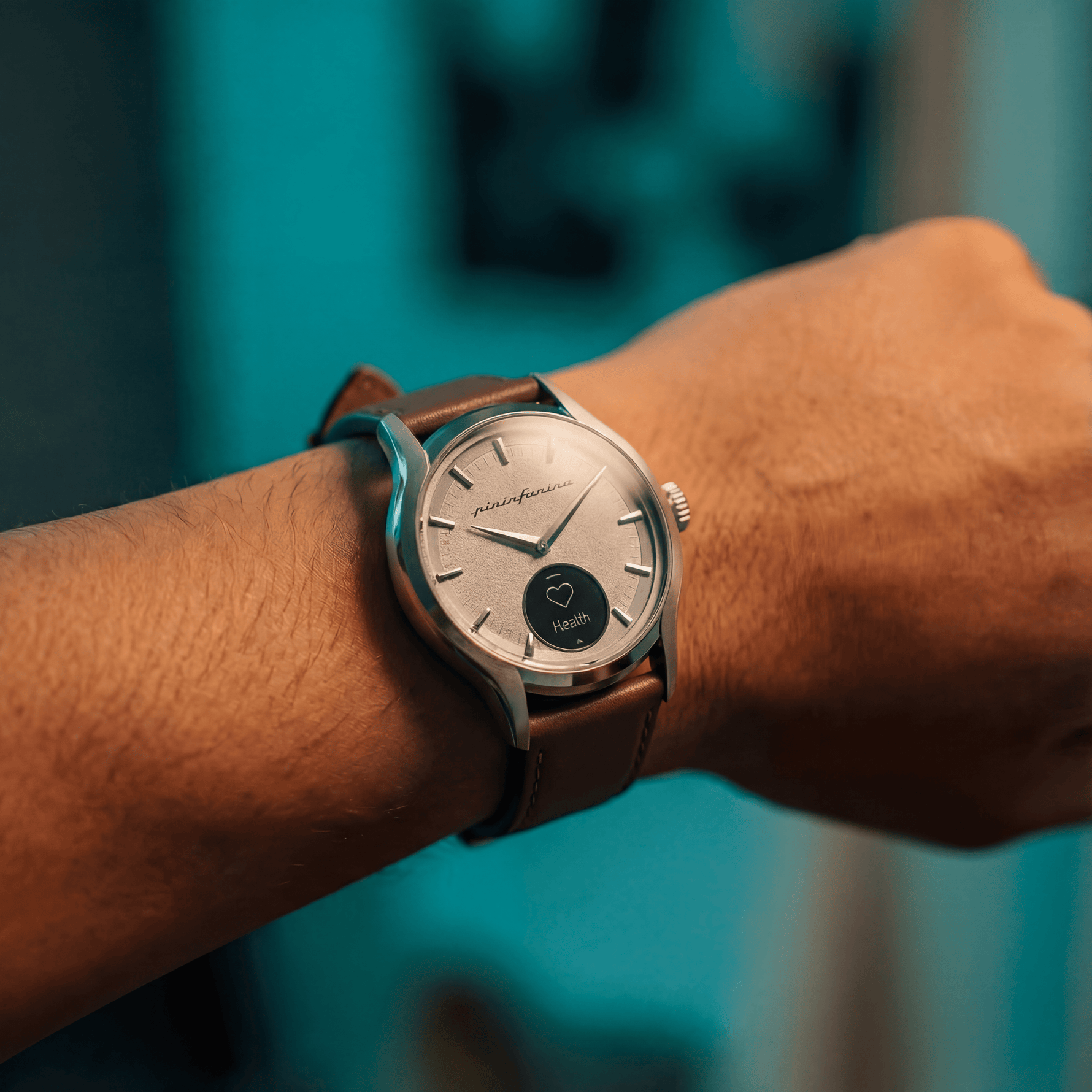 Pininfarina Pura Hybrid Smartwatch - Bronzo Ash - Pininfarina Hybrid Watch UK