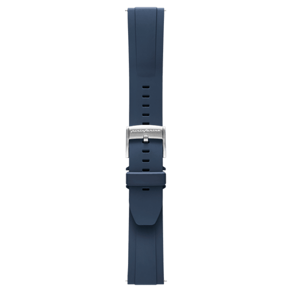 FKM Rubber 22mm Watch Strap - Dark Blue - Pininfarina Hybrid Watch UK