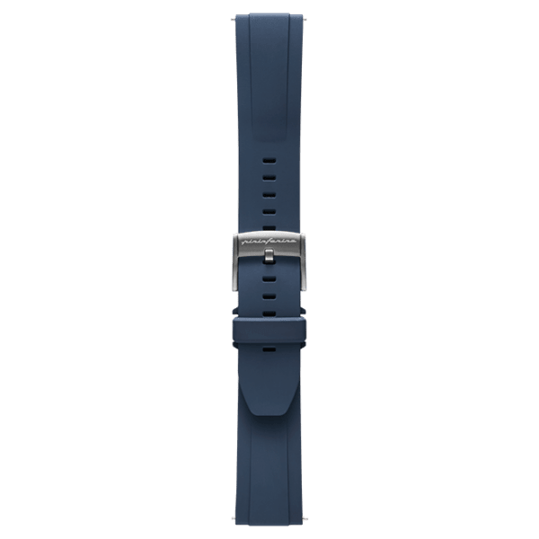 FKM Rubber 22mm Watch Strap - Dark Blue - Pininfarina Hybrid Watch UK
