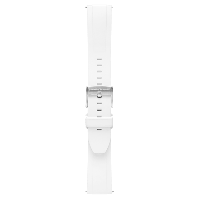 FKM Rubber 22mm Watch Strap - White - Pininfarina Hybrid Watch UK