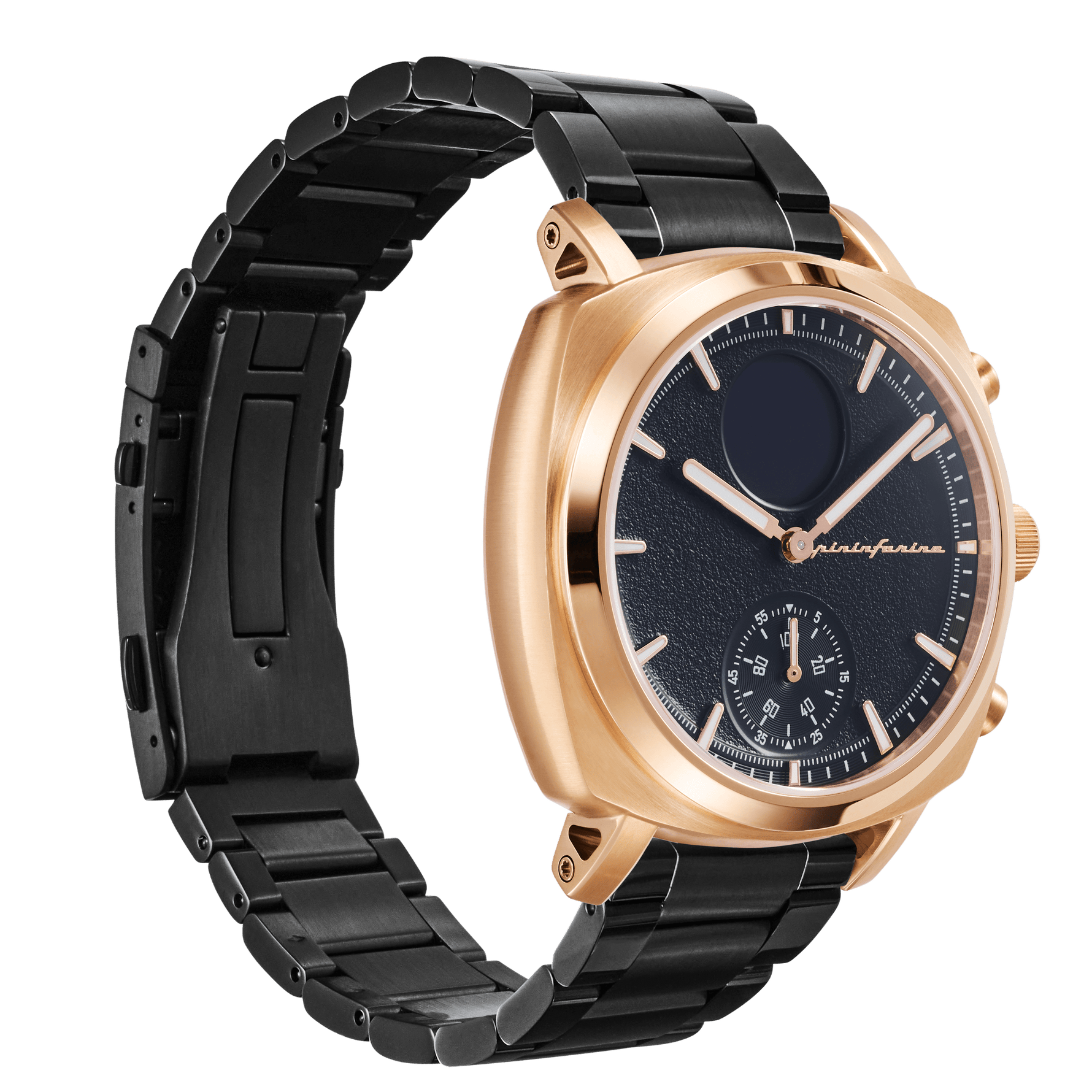 Vanguard Senso Hybrid – Sunburst Rose Gold - Pininfarina Hybrid Watch UK