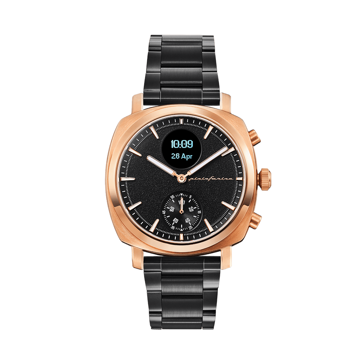 Vanguard Senso Hybrid – Sunburst Rose Gold - Pininfarina Hybrid Watch UK