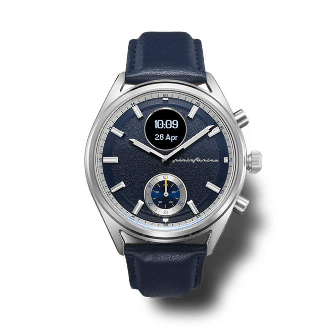 Sintesi Sport - Steel Sapphire - Pininfarina Hybrid Watch UK