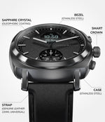 Senso Sport - Sunburst Rose Gold - Pininfarina Hybrid Watch UK