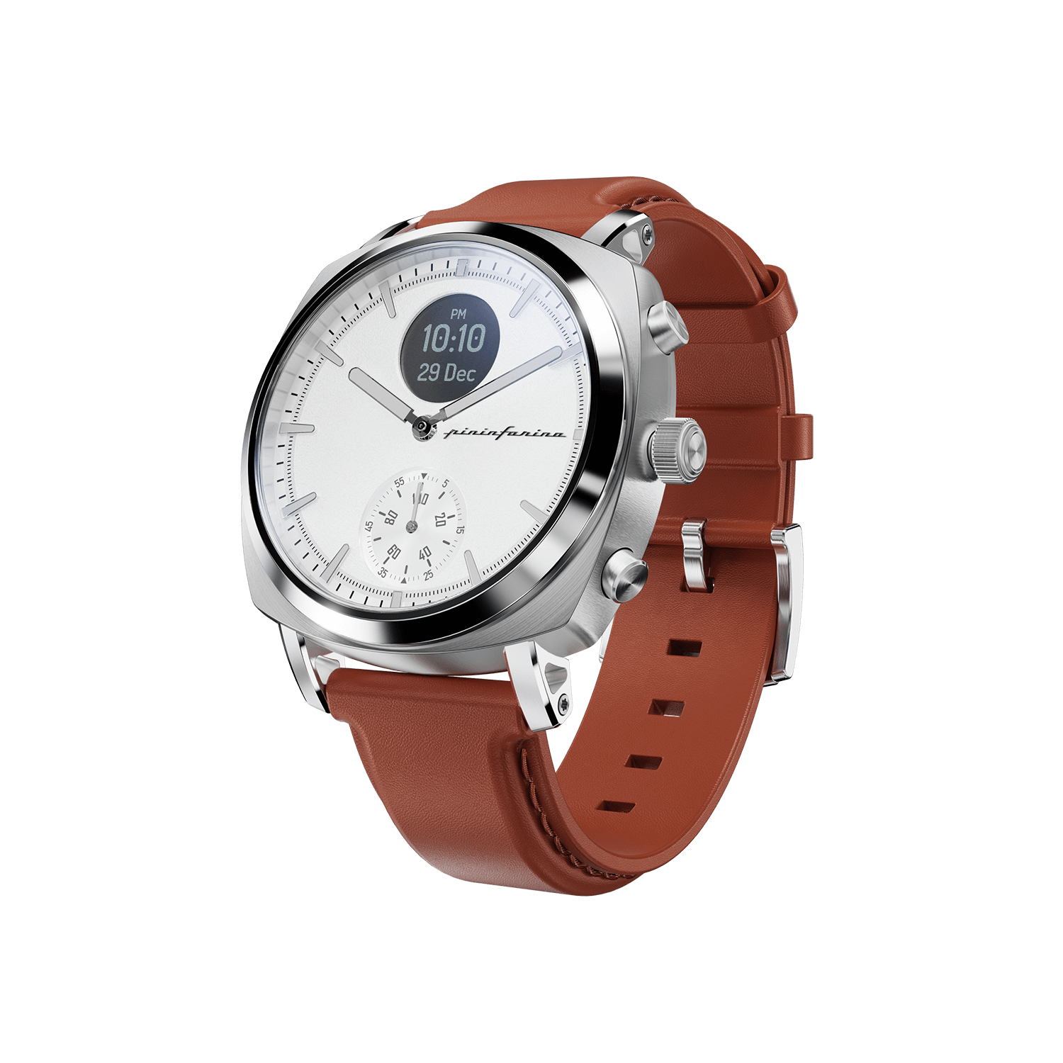 Senso Hybrid - Moonlight Silver - Pininfarina Hybrid Watch UK