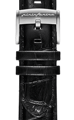 Genuine Italian Leather 22mm Dress Watch Strap – Black - Pininfarina Hybrid Watch UK