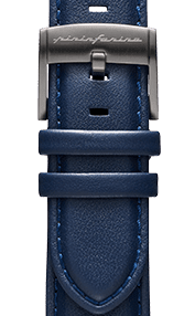 Genuine Italian Leather 22mm Watch Strap – Dark Blue - Pininfarina Hybrid Watch UK