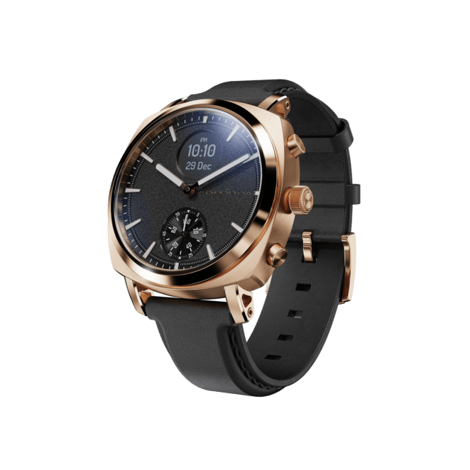 Senso Hybrid - Sunburst Rose Gold - Pininfarina Hybrid Watch UK