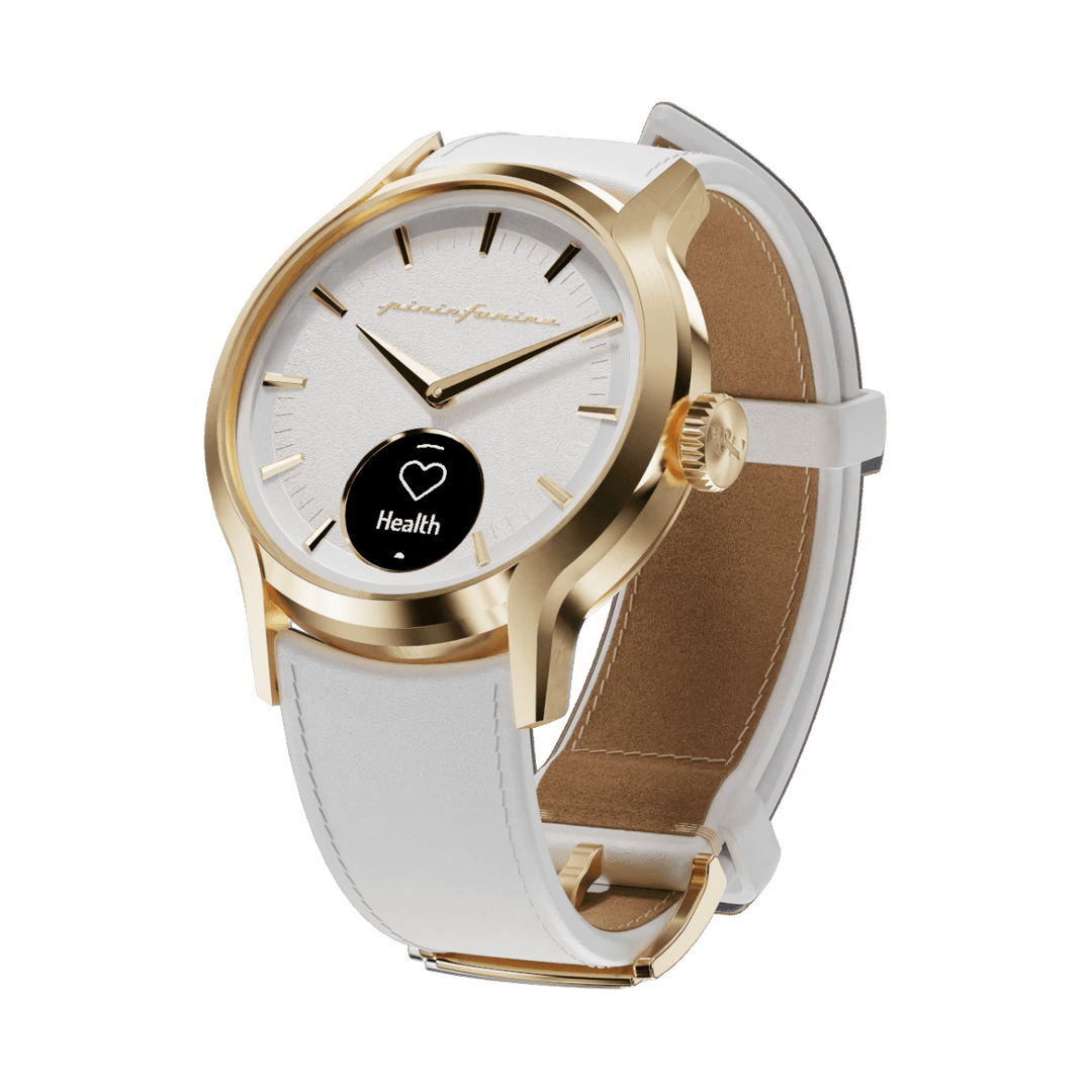 Pininfarina Pura Hybrid Smartwatch - Luce Gold - Pininfarina Hybrid Watch UK