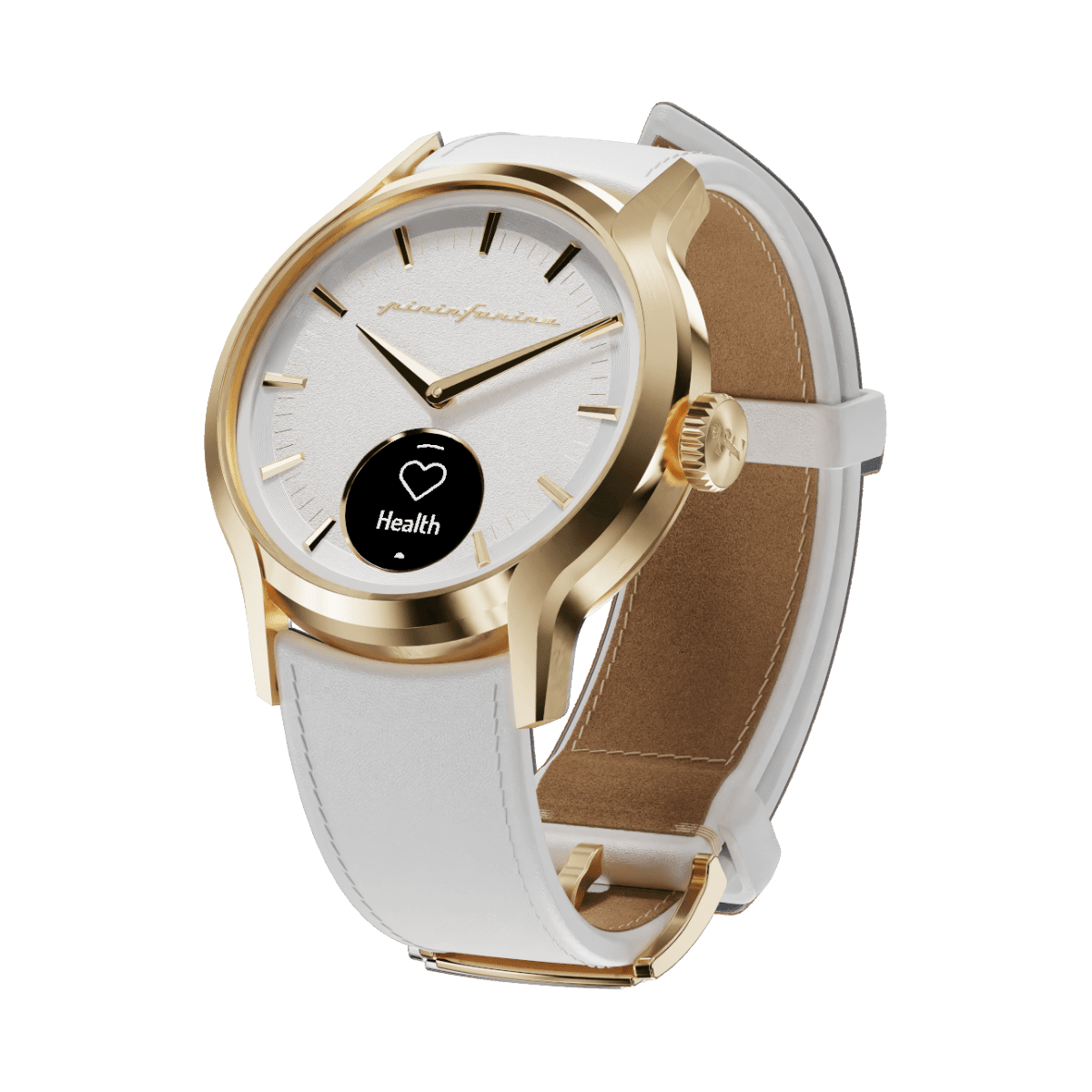 Pininfarina Pura Hybrid Smartwatch - Luce Gold - Pininfarina Hybrid Watch UK