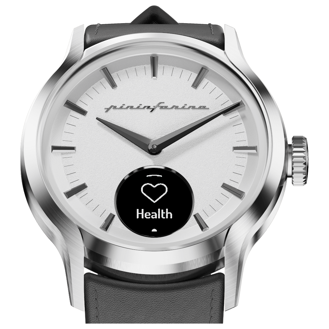 Pininfarina Pura Hybrid Smartwatch - Nero Steel - Pininfarina Hybrid Watch UK