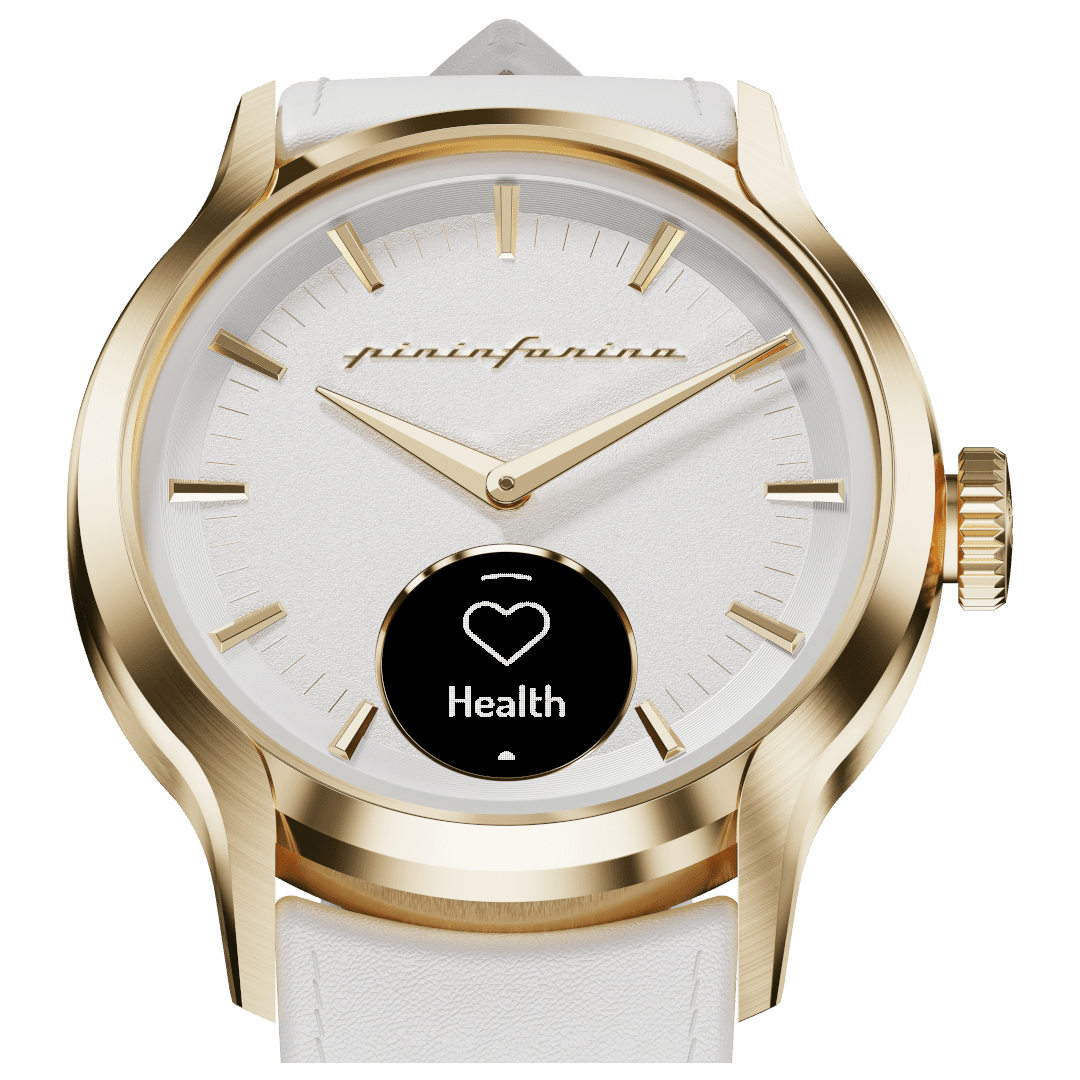 Pininfarina Pura Hybrid Smartwatch - Luce Gold - Pininfarina Hybrid Watch UK