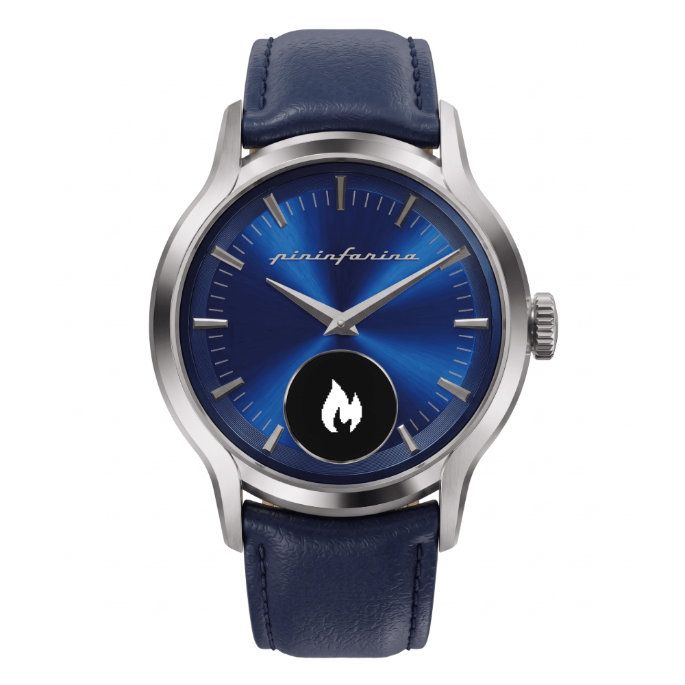 PURA Hybrid Smart Watch - Azzurro Steel - 38mm - Pininfarina Hybrid Watch UK