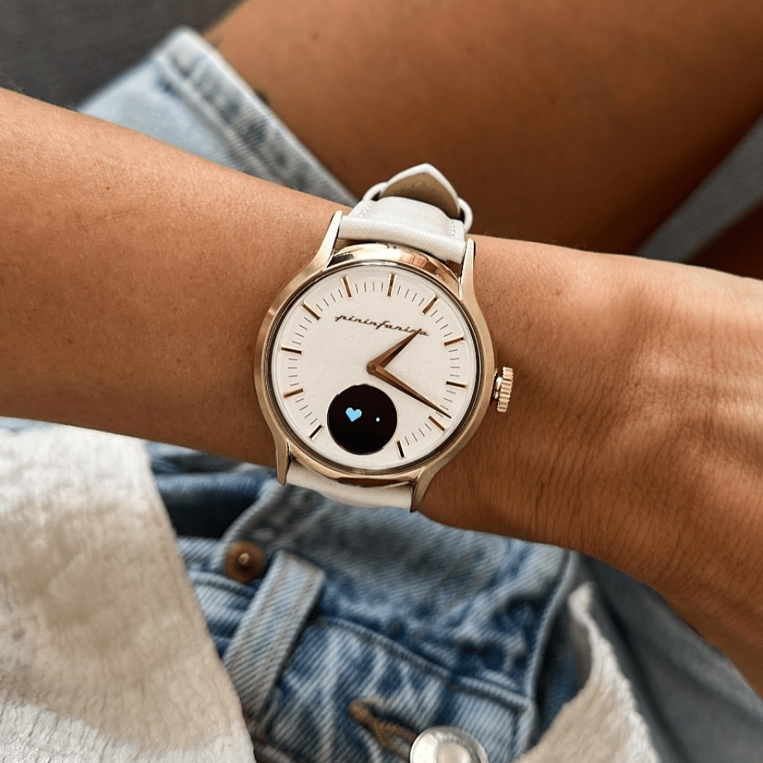 PURA Hybrid Smart Watch - Luce Gold - 38mm - Pininfarina Hybrid Watch UK