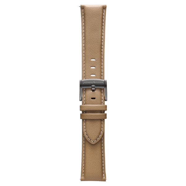 Genuine Italian Leather 22mm Watch Strap – Beige - Pininfarina Hybrid Watch UK