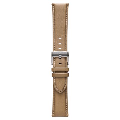 Genuine Italian Leather 22mm Watch Strap – Beige