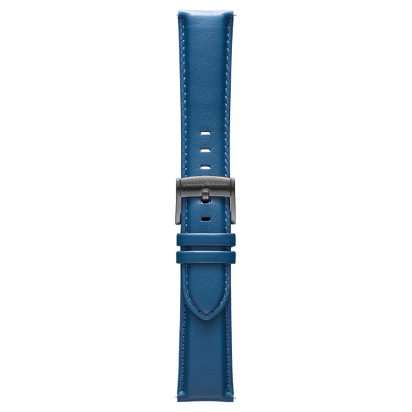 Genuine Italian Leather 22mm Watch Strap – Blue - Pininfarina Hybrid Watch UK