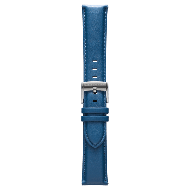 Genuine Italian Leather 22mm Watch Strap – Blue - Pininfarina Hybrid Watch UK