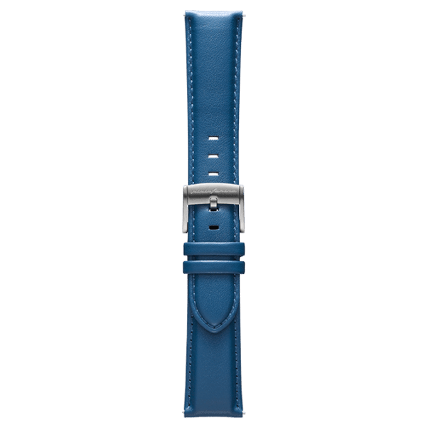 Genuine Italian Leather 22mm Watch Strap – Blue - Pininfarina Hybrid Watch UK