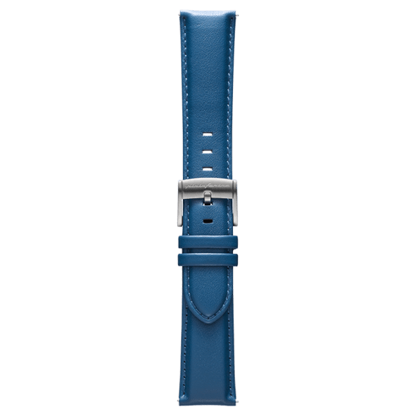 Genuine Italian Leather 22mm Watch Strap – Blue -