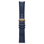 Genuine Italian Leather 22mm Watch Strap – Dark Blue - Pininfarina Hybrid Watch UK