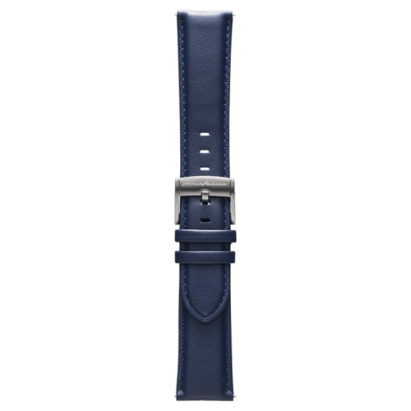 Genuine Italian Leather 22mm Watch Strap – Dark Blue - Pininfarina Hybrid Watch UK