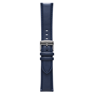 Genuine Italian Leather 22mm Watch Strap – Dark Blue