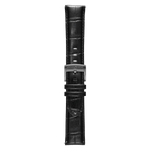 Genuine Italian Leather 22mm Dress Watch Strap – Black - Pininfarina Hybrid Watch UK