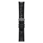 Genuine Italian Leather 22mm Dress Watch Strap – Black - Pininfarina Hybrid Watch UK
