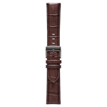 Genuine Italian Leather 22mm Dress Watch Strap – Dark Brown - Pininfarina Hybrid Watch UK
