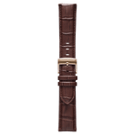 Genuine Italian Leather 22mm Dress Watch Strap – Dark Brown - Pininfarina Hybrid Watch UK