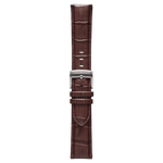 Genuine Italian Leather 22mm Dress Watch Strap – Dark Brown - Pininfarina Hybrid Watch UK