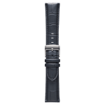 Genuine Italian Leather 22mm Dress Watch Strap - Dark Grey - Pininfarina Hybrid Watch UK