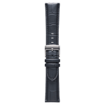 Genuine Italian Leather 22mm Dress Watch Strap - Dark Grey - Pininfarina Hybrid Watch UK
